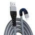 USB Lightning Charging Cable 3M Pack of 3 Braided iPhone Charger Cable Heavy Duty Quick Charger Long Lead - TradeNRG UK
